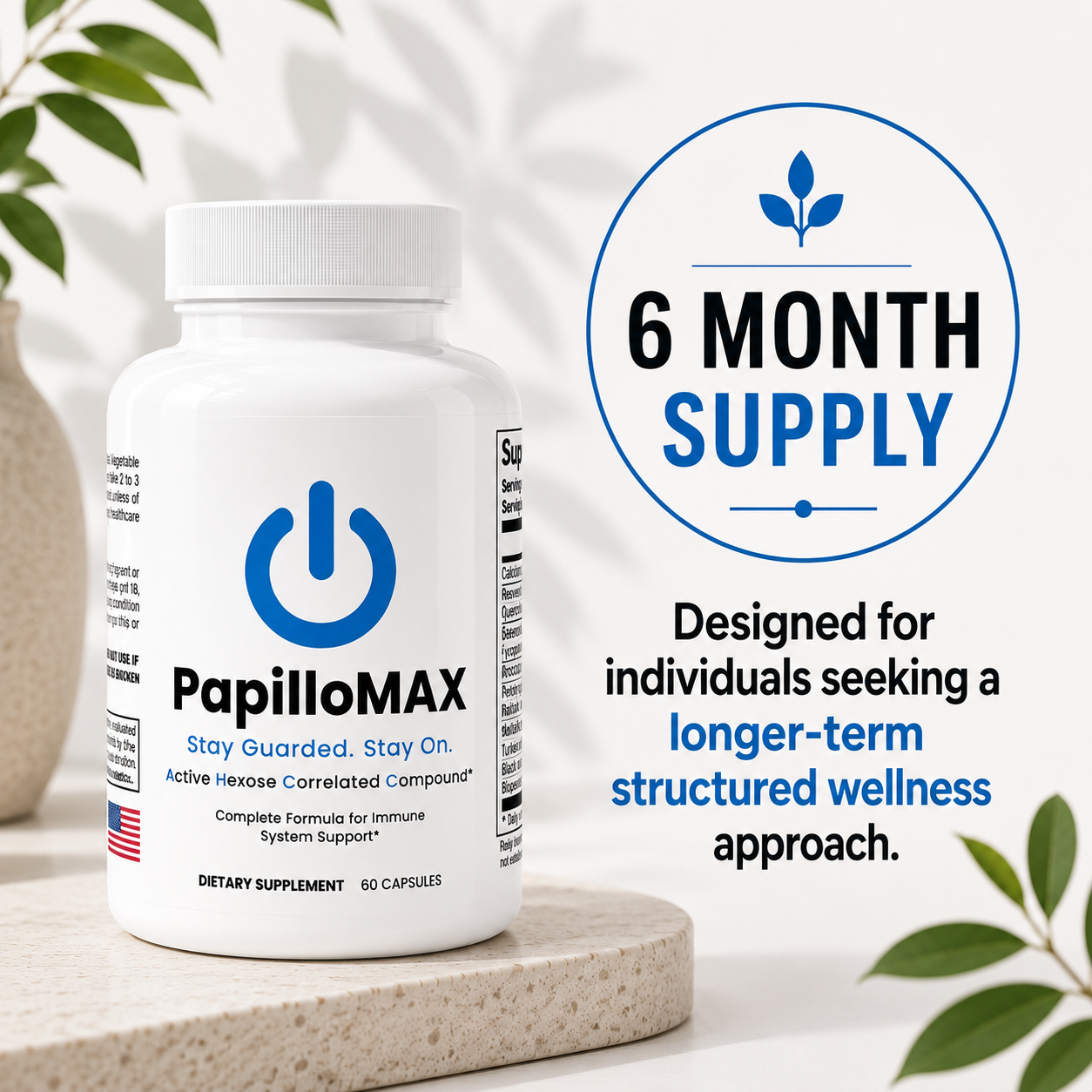 PapilloMAX 6-Month HPV Support Plan